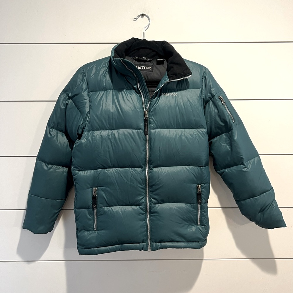 Marmot sz L (12 ish) Quilted Jacket 700 Fill down, warm cozy winter puffer
